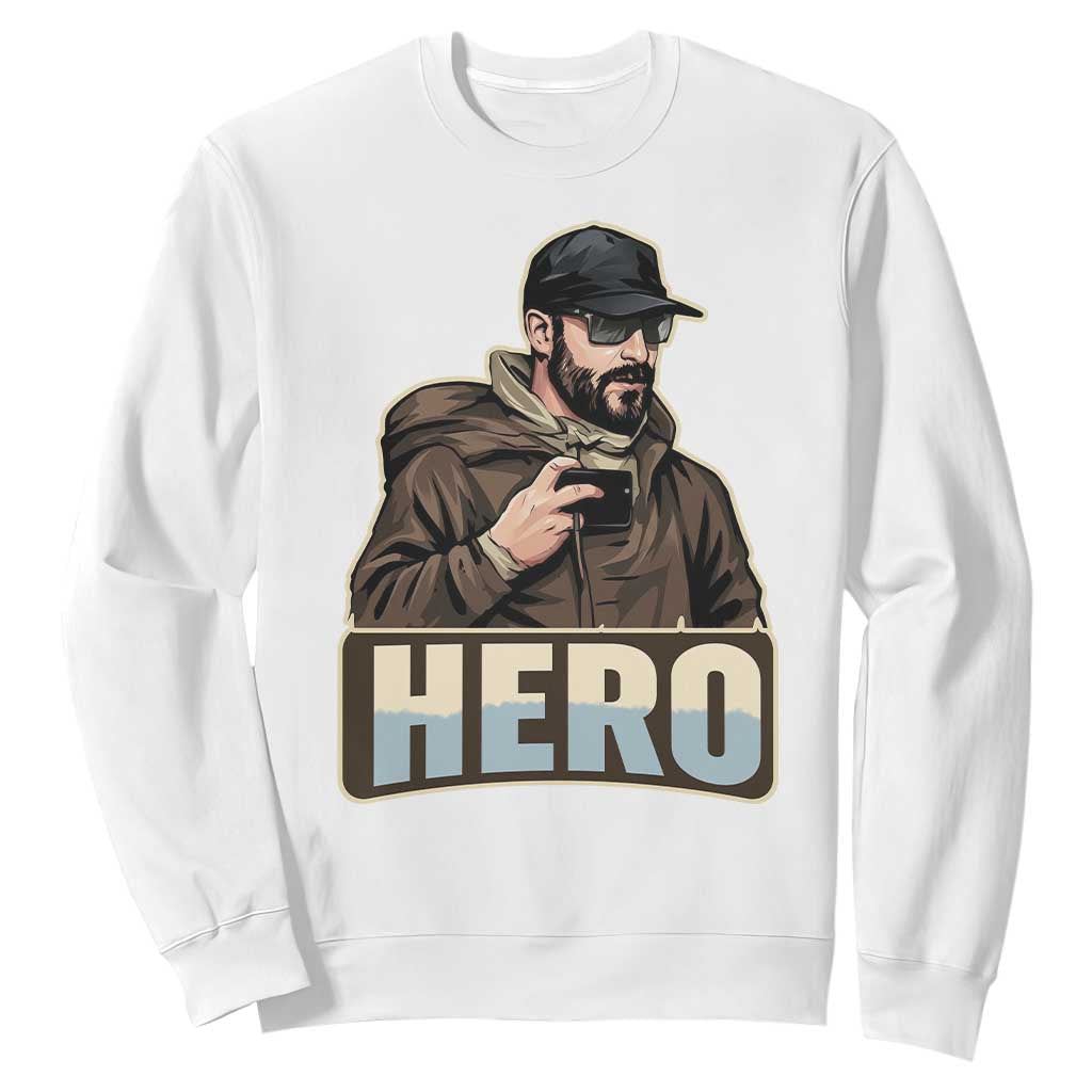 Community Hero Alex Pretti Sweatshirt Minneapolis Support Gift TS12 White Print Your Wear