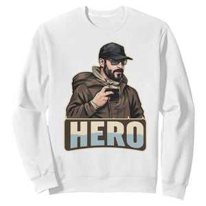 Community Hero Alex Pretti Sweatshirt Minneapolis Support Gift TS12 White Print Your Wear