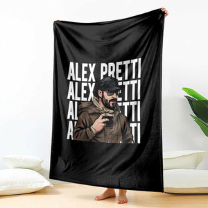 Alex Pretti Throw Blanket Minneapolis Hero Nurse Community Support Gift TS12 Print Your Wear
