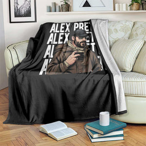 Alex Pretti Throw Blanket Minneapolis Hero Nurse Community Support Gift TS12 Print Your Wear