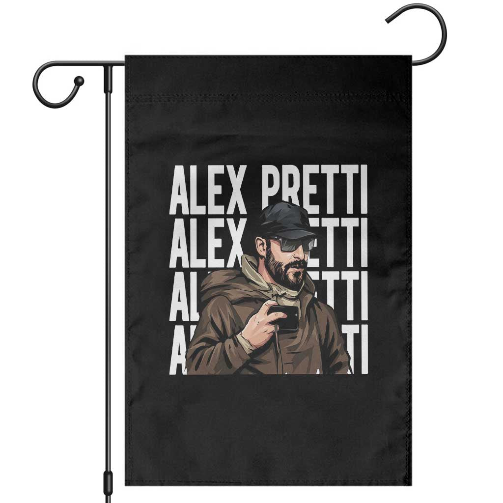 Alex Pretti Garden Flag Minneapolis Hero Nurse Community Support Gift TS12 Black Print Your Wear