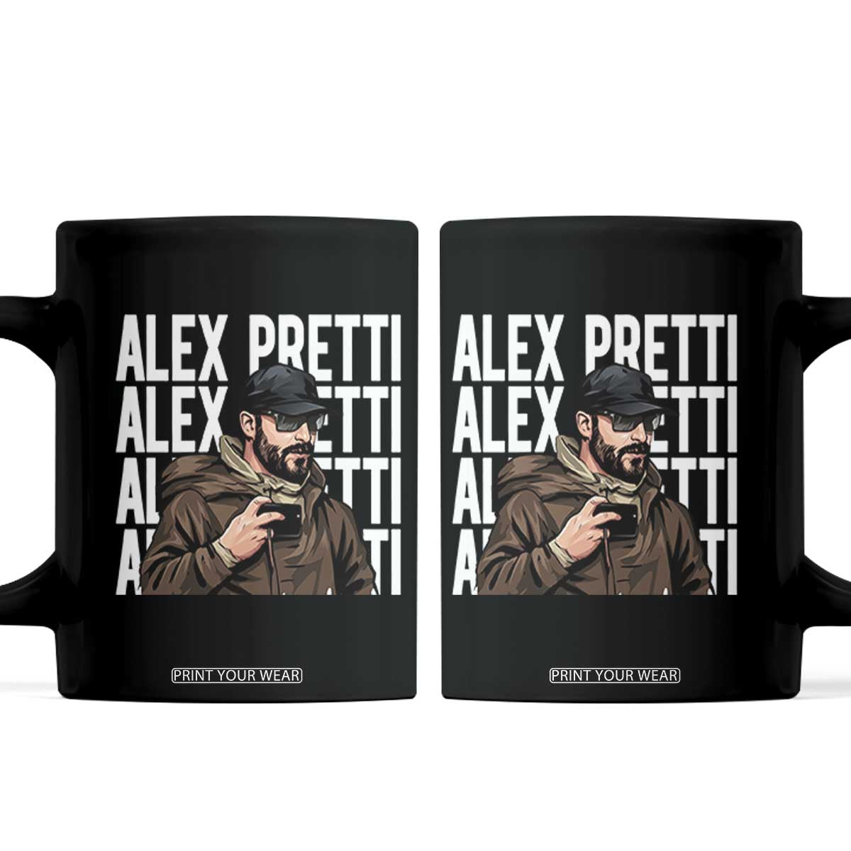 Alex Pretti Coffee Mug Minneapolis Hero Nurse Community Support Gift TS12 Black Print Your Wear
