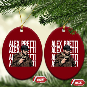 Alex Pretti Ceramic Ornament Minneapolis Hero Nurse Community Support Gift TS12 Print Your Wear