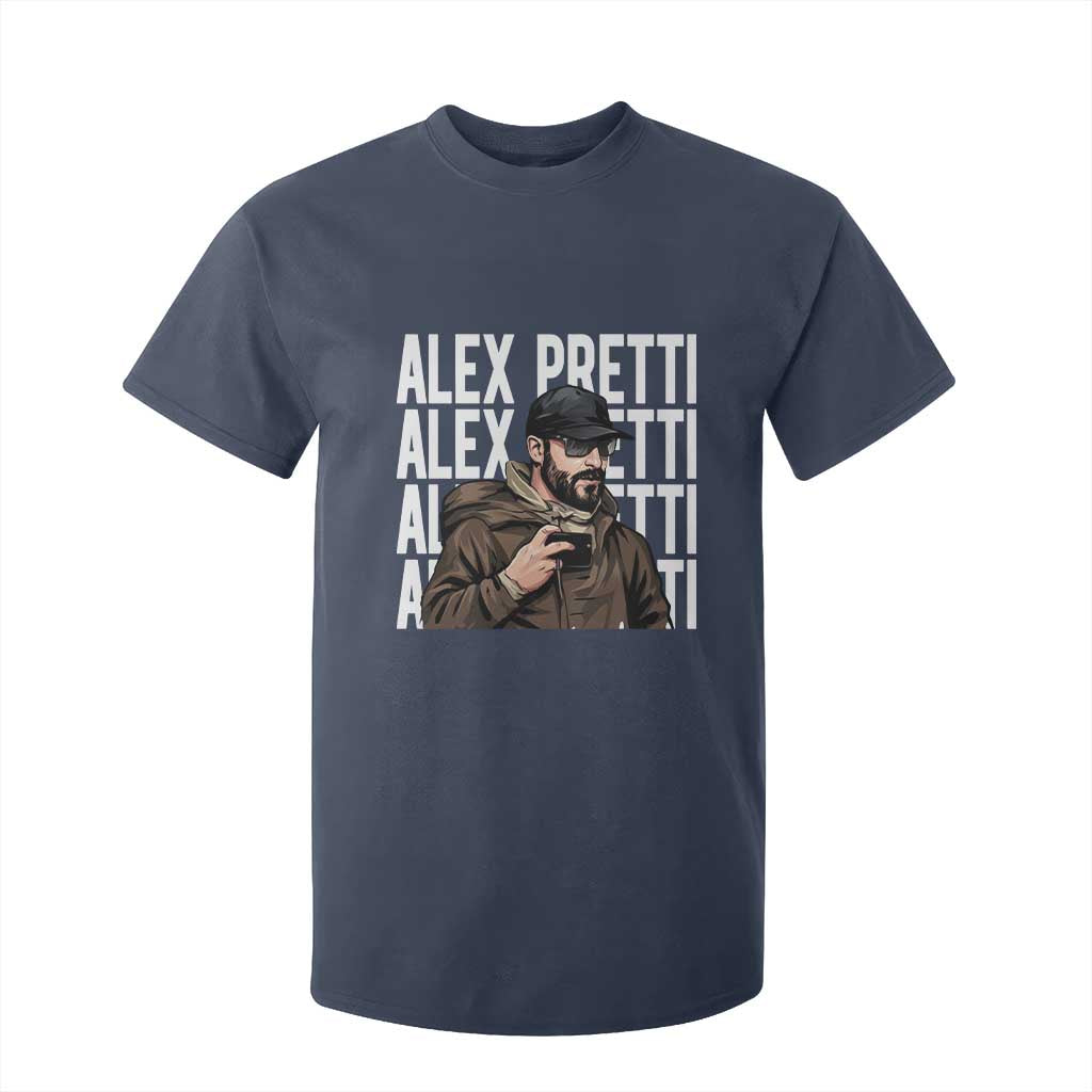 Alex Pretti T Shirt For Kid Minneapolis Hero Nurse Community Support Gift TS12 Navy Print Your Wear