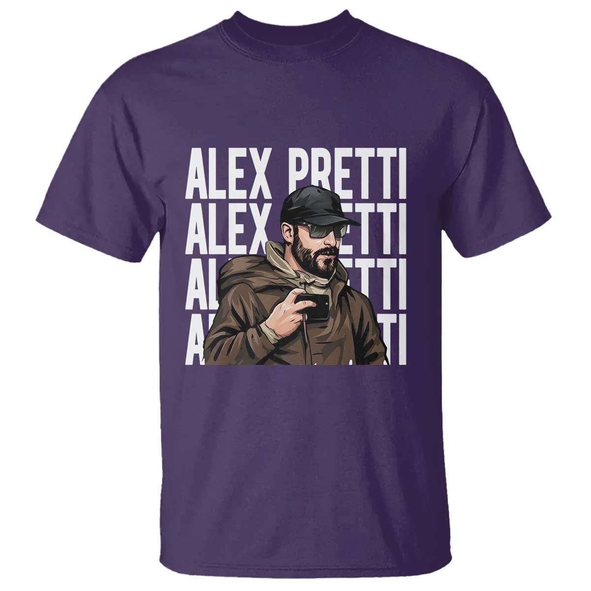 Alex Pretti T Shirt Minneapolis Hero Nurse Community Support Gift TS12 Purple Print Your Wear