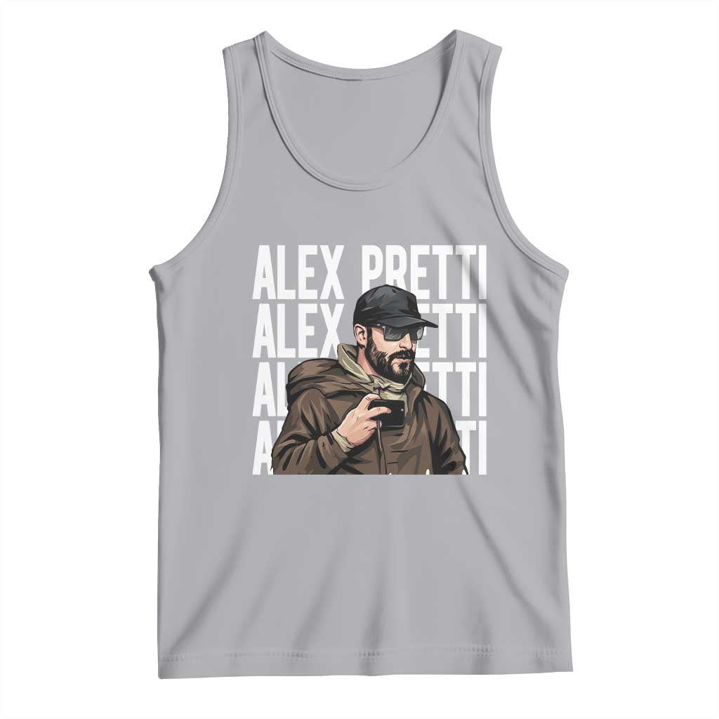 Alex Pretti Tank Top Minneapolis Hero Nurse Community Support Gift TS12 Athletic Heather Print Your Wear