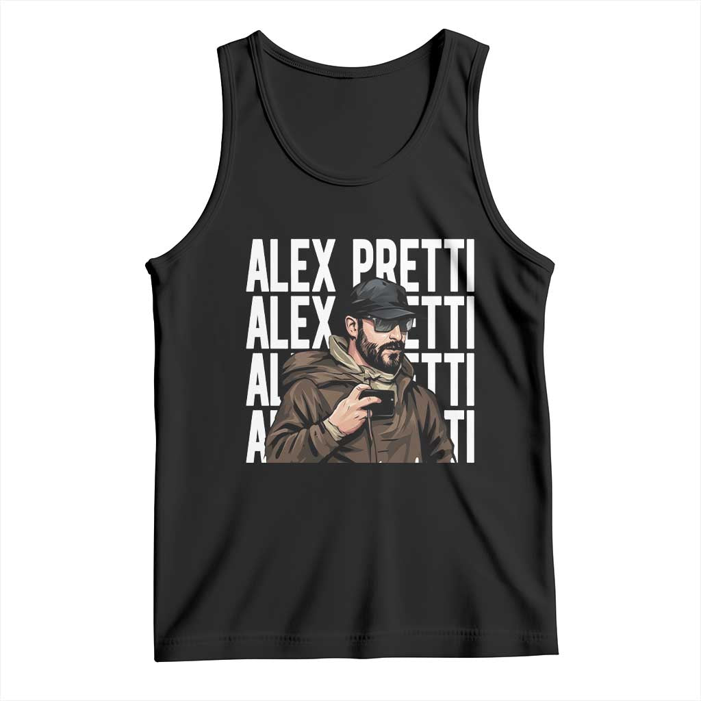 Alex Pretti Tank Top Minneapolis Hero Nurse Community Support Gift TS12 Black Print Your Wear