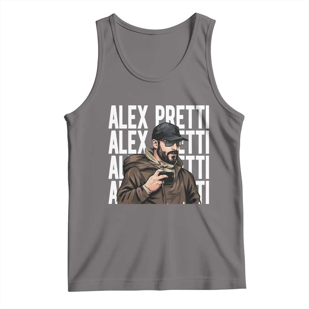 Alex Pretti Tank Top Minneapolis Hero Nurse Community Support Gift TS12 Deep Heather Print Your Wear