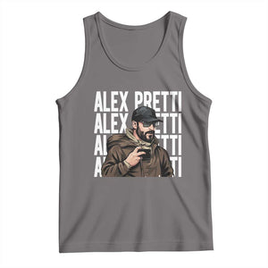 Alex Pretti Tank Top Minneapolis Hero Nurse Community Support Gift TS12 Deep Heather Print Your Wear