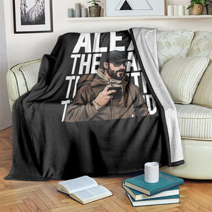 Alex Pretti Throw Blanket Alex The Man The Myth The Legend Vintage Gift TS12 Print Your Wear
