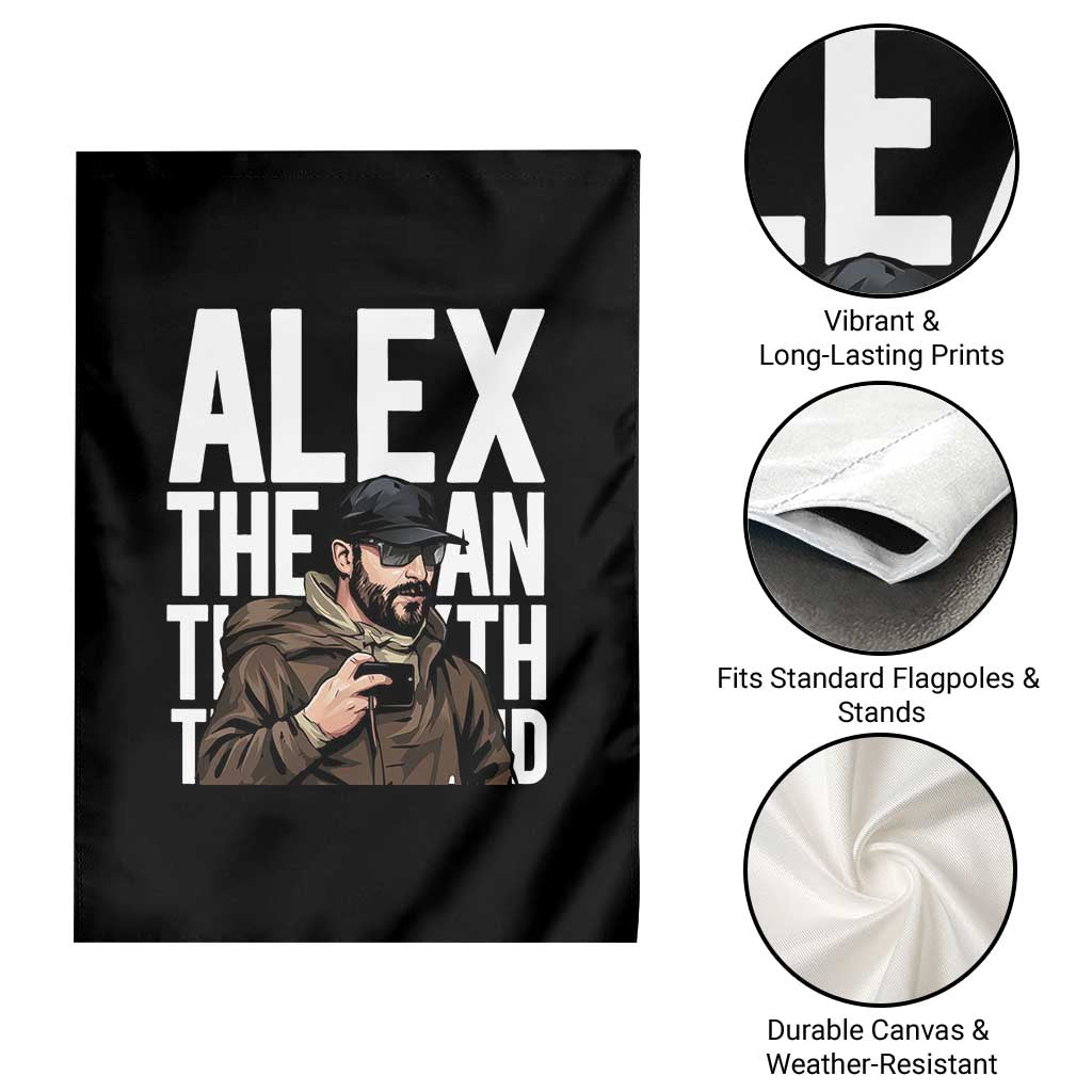 Alex Pretti Garden Flag Alex The Man The Myth The Legend Vintage Gift TS12 Print Your Wear