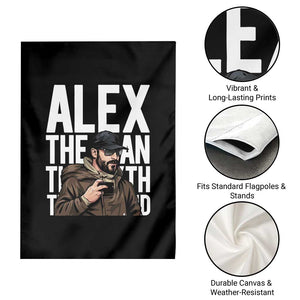 Alex Pretti Garden Flag Alex The Man The Myth The Legend Vintage Gift TS12 Print Your Wear