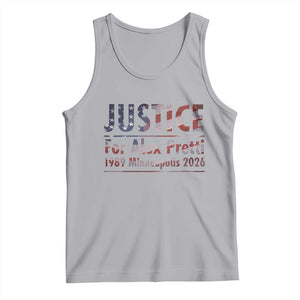 Justice For Alex Pretti Tank Top Minneapolis MN Tribute Gift TS12 Athletic Heather Print Your Wear