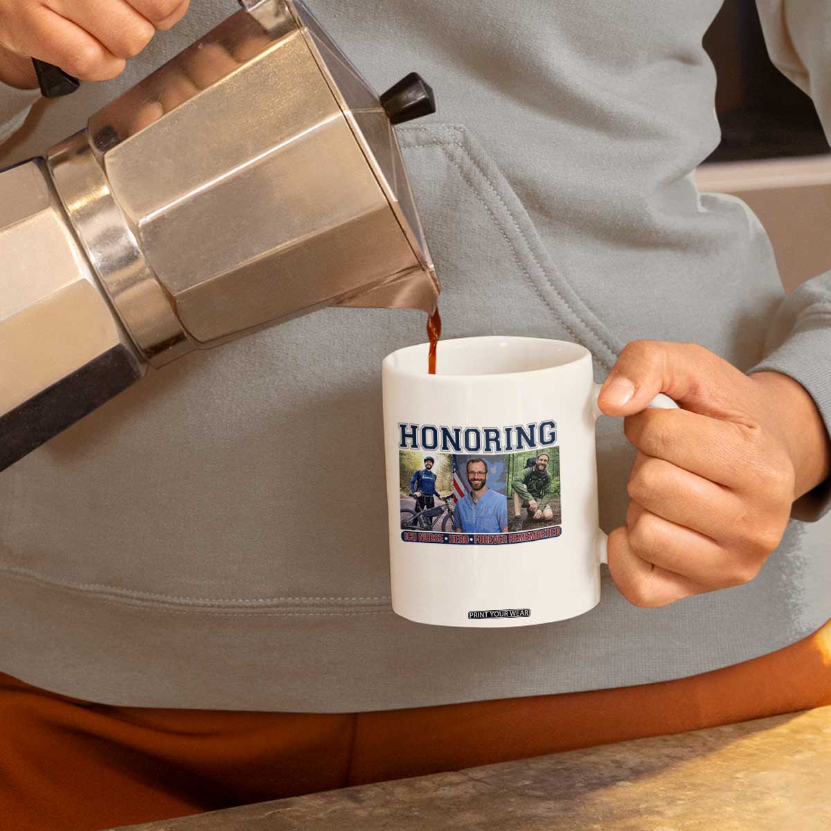 Honoring Alex Pretti Memorial Coffee Mug ICU Nurse Hero Tribute Minneapolis TS12 Print Your Wear