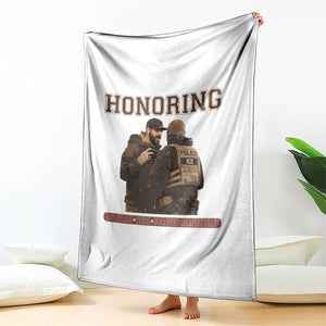 Honoring Alex Pretti ICU Nurse Tribute Support Gift Throw Blanket TS12 Print Your Wear