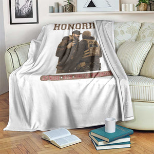 Honoring Alex Pretti ICU Nurse Tribute Support Gift Throw Blanket TS12 Print Your Wear