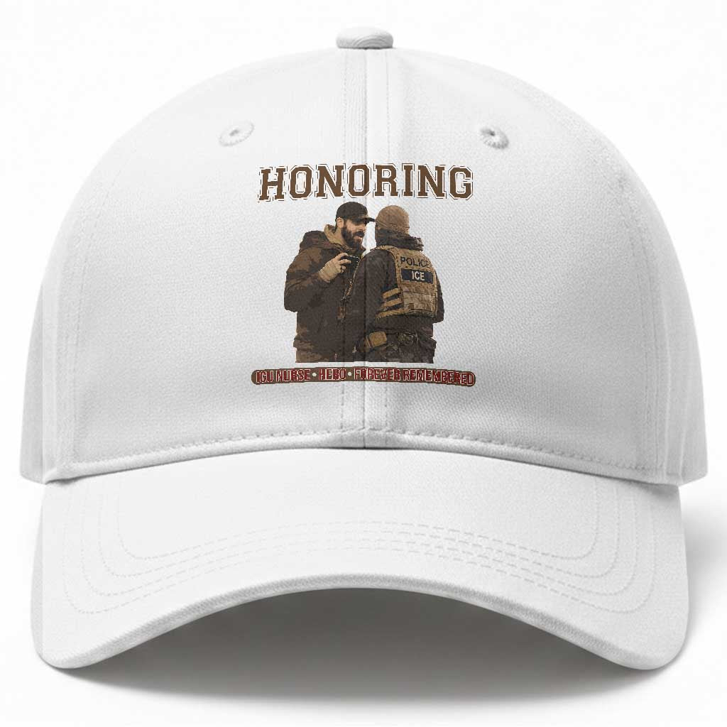 Honoring Alex Pretti ICU Nurse Tribute Support Gift Baseball Cap TS12 Print Your Wear