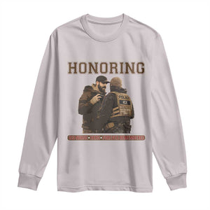 Honoring Alex Pretti ICU Nurse Tribute Support Gift Long Sleeve Shirt TS12 Ice Gray Print Your Wear