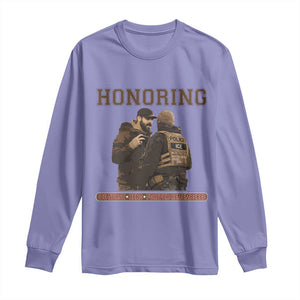 Honoring Alex Pretti ICU Nurse Tribute Support Gift Long Sleeve Shirt TS12 Violet Print Your Wear
