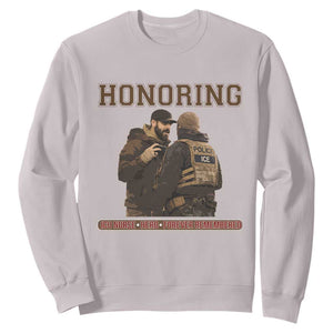 Honoring Alex Pretti ICU Nurse Tribute Support Gift Sweatshirt TS12 Ice Gray Print Your Wear