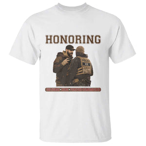 Honoring Alex Pretti ICU Nurse Tribute Support Gift T Shirt TS12 White Print Your Wear