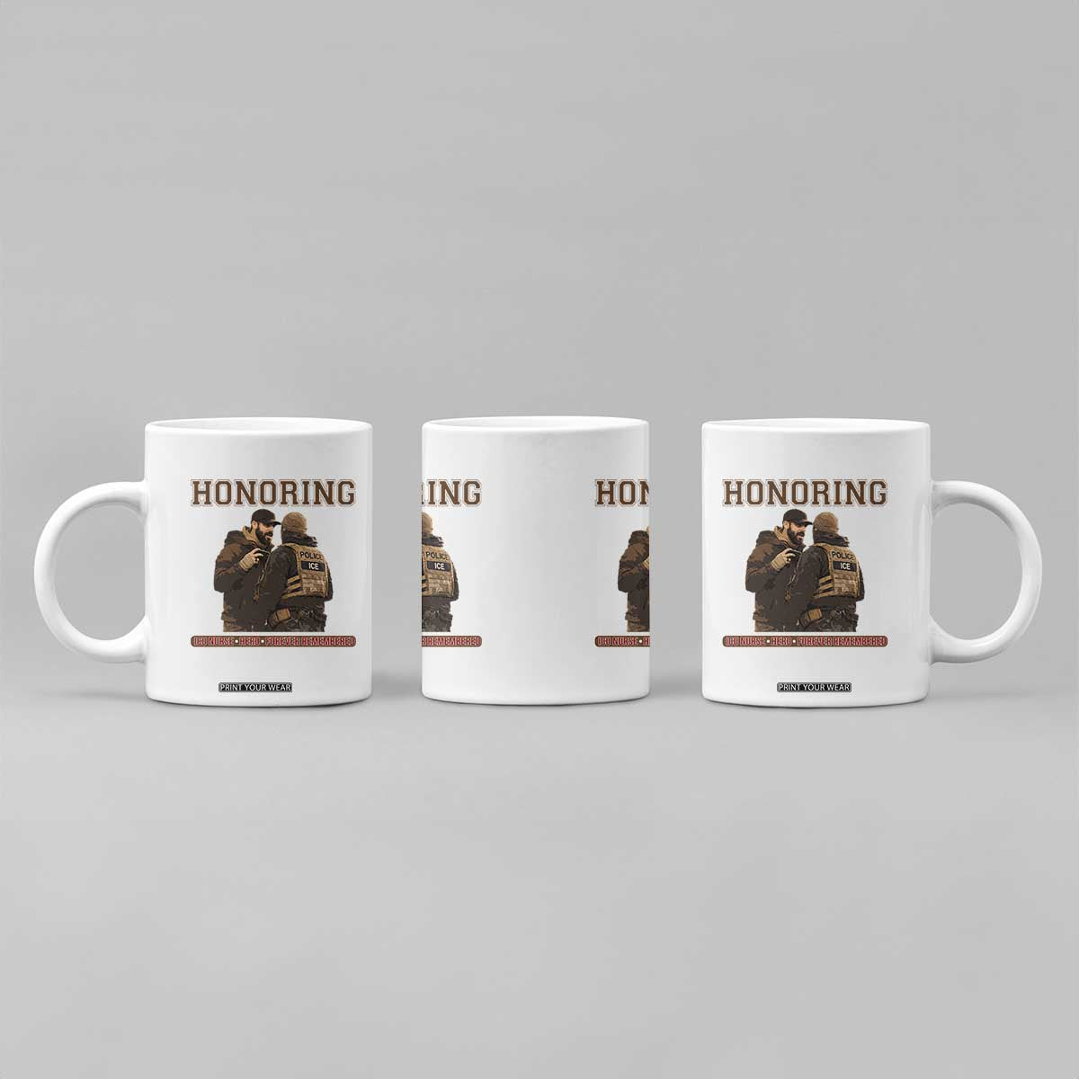 Honoring Alex Pretti ICU Nurse Tribute Support Gift Coffee Mug TS12 Print Your Wear