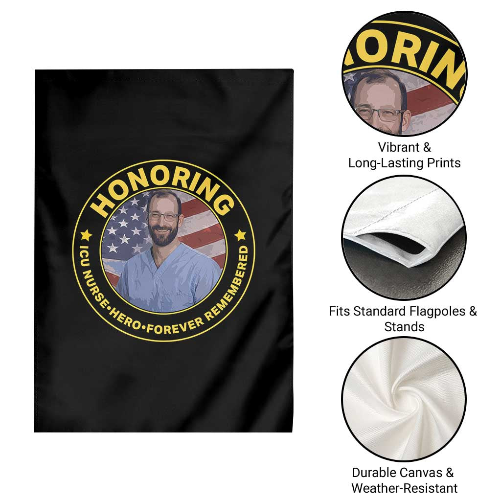 Alex Pretti Memorial Healthcare Hero Garden Flag Minneapolis Support Gift TS12 Print Your Wear