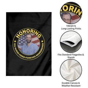 Alex Pretti Memorial Healthcare Hero Garden Flag Minneapolis Support Gift TS12 Print Your Wear