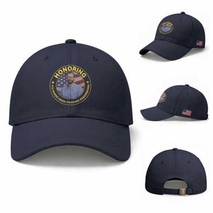Alex Pretti Memorial Healthcare Hero Baseball Cap Minneapolis Support Gift TS12 Baseball Cap Universal Fit Navy Print Your Wear