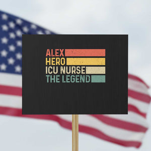 Vintage Retro Gift Protest Sign Vintage Retro Gift TS12 Horizontal 18" × 24" Black Print Your Wear