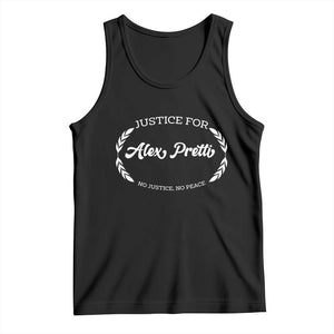 Justice For Alex Pretti Tank Top Abolish ICE Protest Minneapolis Support Gift TS12 Black Print Your Wear