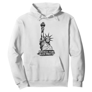 Justice For Alex Pretti Hoodie Statue Of Liberty Support Gift TS12 White Print Your Wear