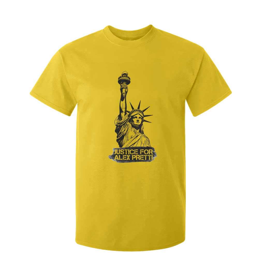Justice For Alex Pretti T Shirt For Kid Statue Of Liberty Support Gift TS12 Daisy Print Your Wear