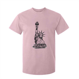 Justice For Alex Pretti T Shirt For Kid Statue Of Liberty Support Gift TS12 Light Pink Print Your Wear