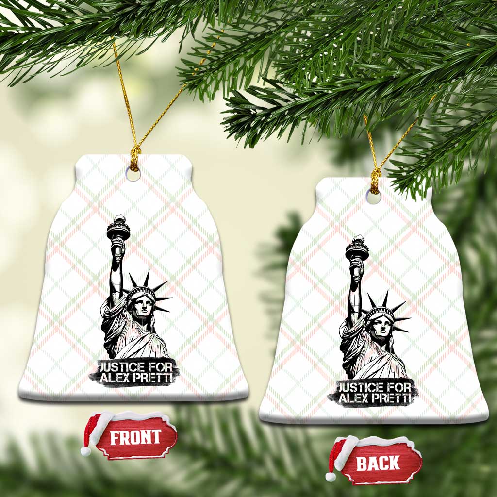Justice For Alex Pretti Ceramic Ornament Statue Of Liberty Support Gift TS12 Print Your Wear