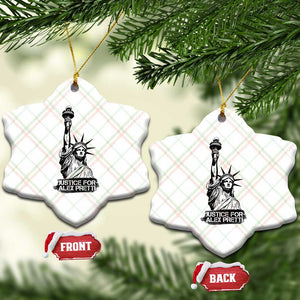 Justice For Alex Pretti Ceramic Ornament Statue Of Liberty Support Gift TS12 Print Your Wear