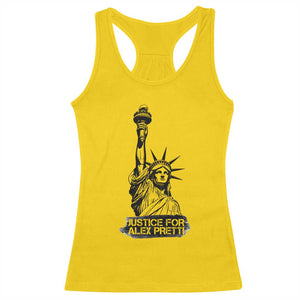 Justice For Alex Pretti Racerback Tank Top Statue Of Liberty Support Gift TS12 Daisy Print Your Wear