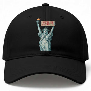 Statue Of Liberty Justice For Alex Pretti Tribute Gift Baseball Cap TS12 Print Your Wear