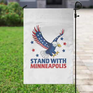 Stand With Minneapolis Garden Flag American Eagle Protest Gift TS12 Print Your Wear