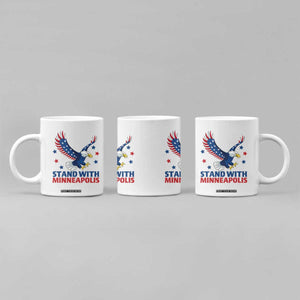 Stand With Minneapolis Coffee Mug American Eagle Protest Gift TS12 Print Your Wear