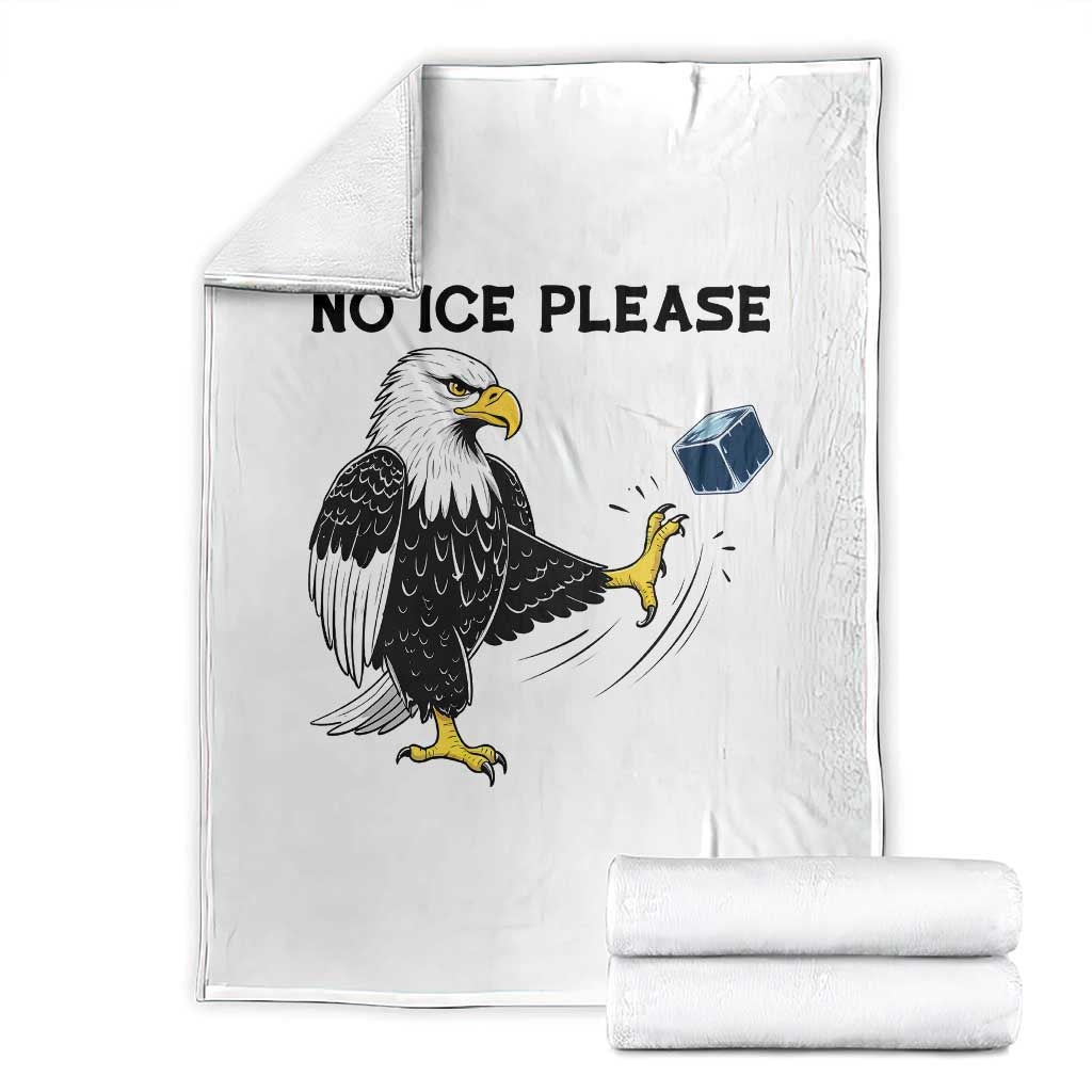 American Eagle No Ice Please Throw Blanket Minneapolis Support Gift TS12 White Print Your Wear
