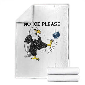 American Eagle No Ice Please Throw Blanket Minneapolis Support Gift TS12 White Print Your Wear