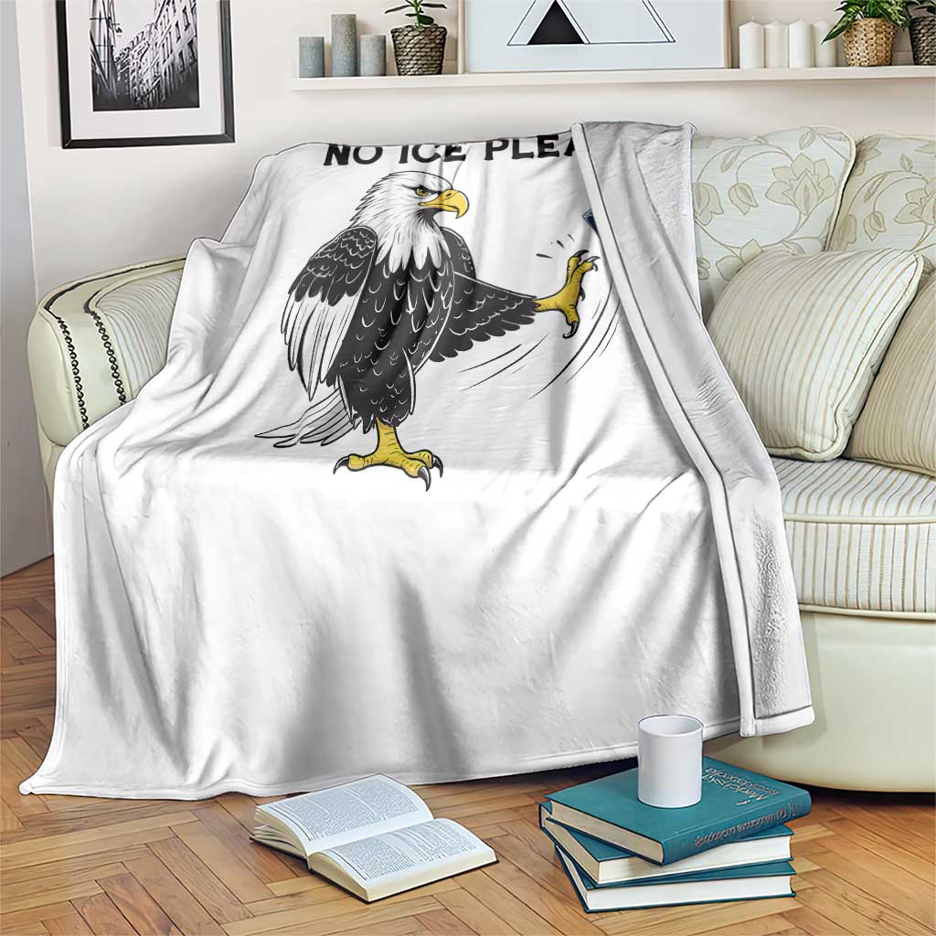American Eagle No Ice Please Throw Blanket Minneapolis Support Gift TS12 Print Your Wear