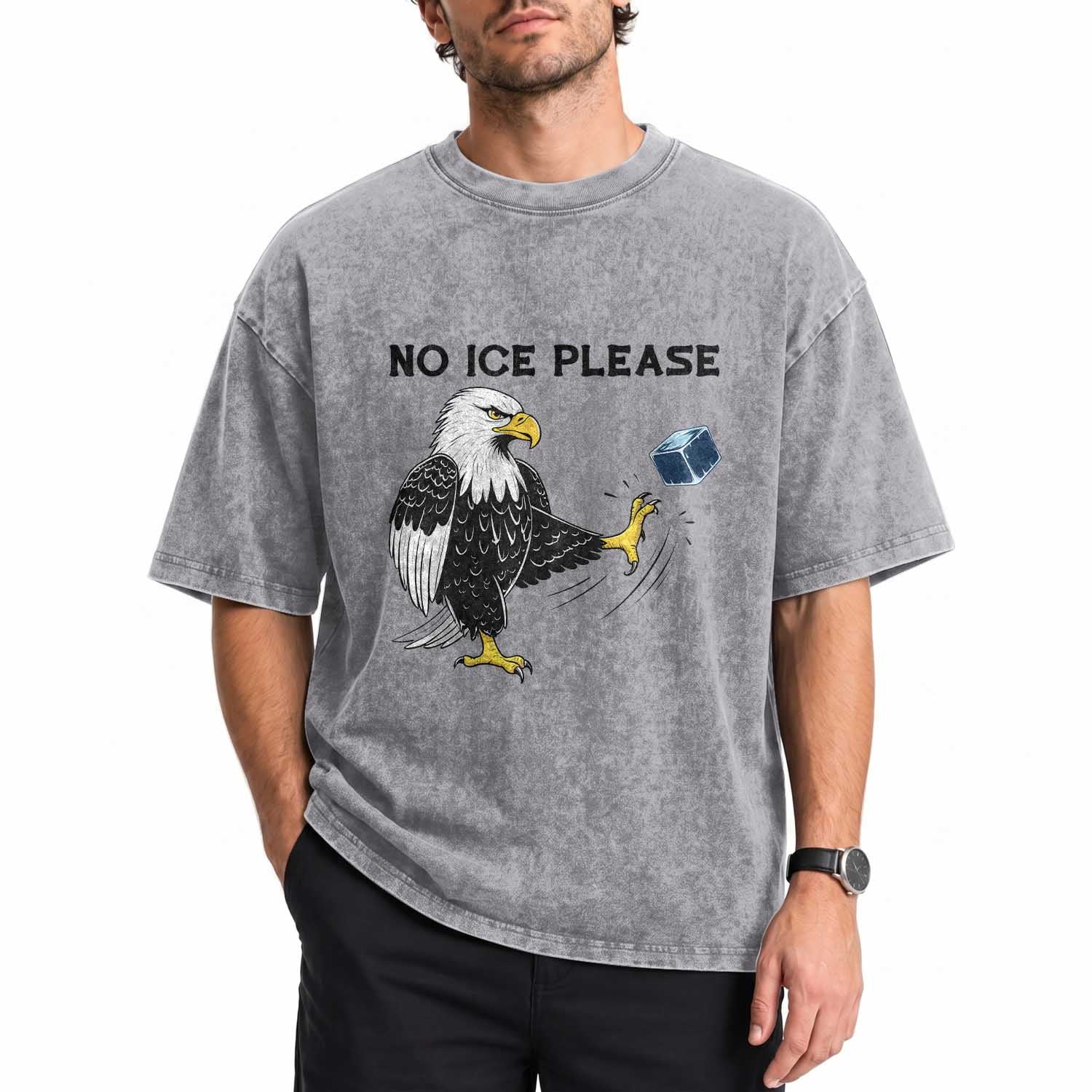 American Eagle No Ice Please Washed Cotton T-Shirt Minneapolis Support Gift