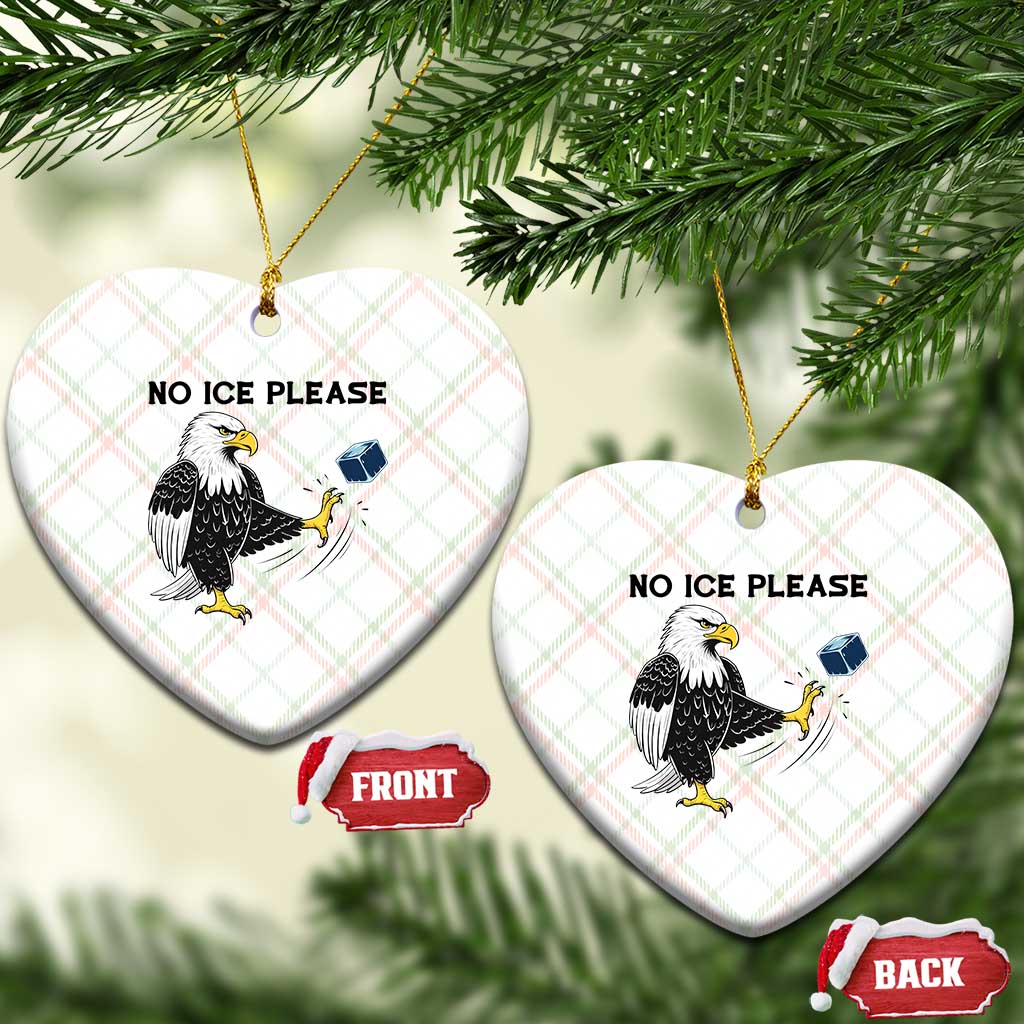 American Eagle No Ice Please Ceramic Ornament Minneapolis Support Gift TS12 Print Your Wear