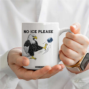American Eagle No Ice Please Coffee Mug Minneapolis Support Gift TS12 Print Your Wear