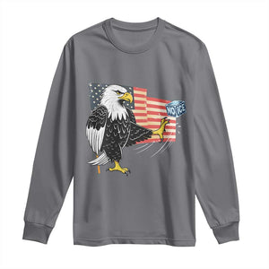 Solidarity With Minneapolis Long Sleeve Shirt American Eagle No Ice Please Support TS12 Charcoal Print Your Wear