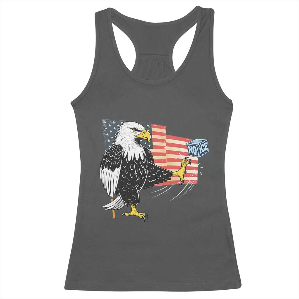 Solidarity With Minneapolis Racerback Tank Top American Eagle No Ice Please Support TS12 Dark Heather Print Your Wear