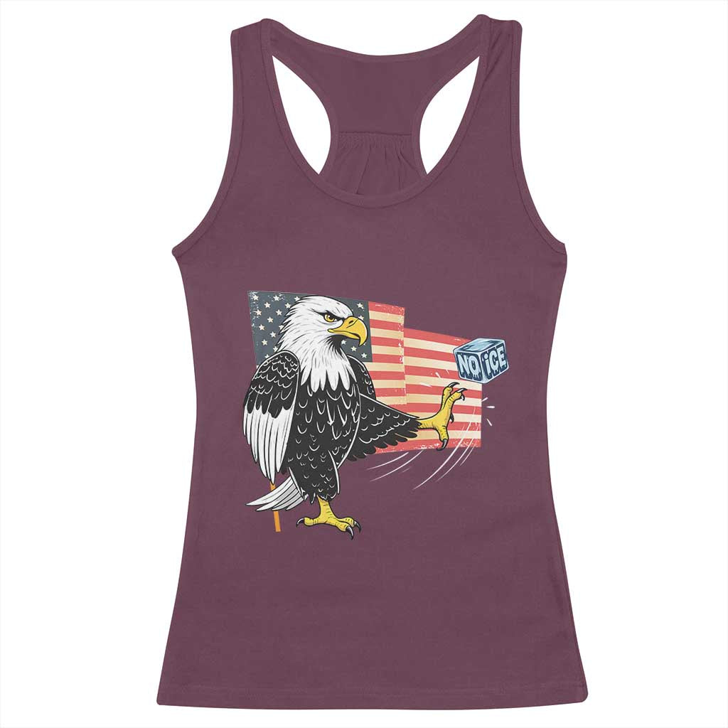 Solidarity With Minneapolis Racerback Tank Top American Eagle No Ice Please Support TS12 Maroon Print Your Wear