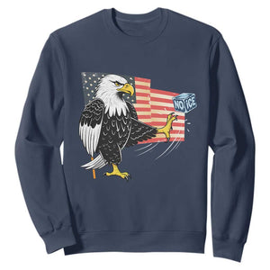 Solidarity With Minneapolis Sweatshirt American Eagle No Ice Please Support TS12 Navy Print Your Wear